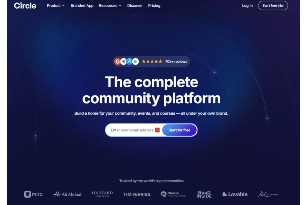 Circle Homepage