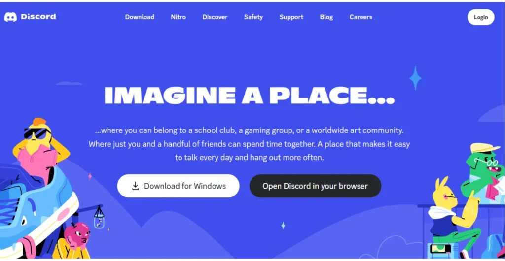 Discord Homepage