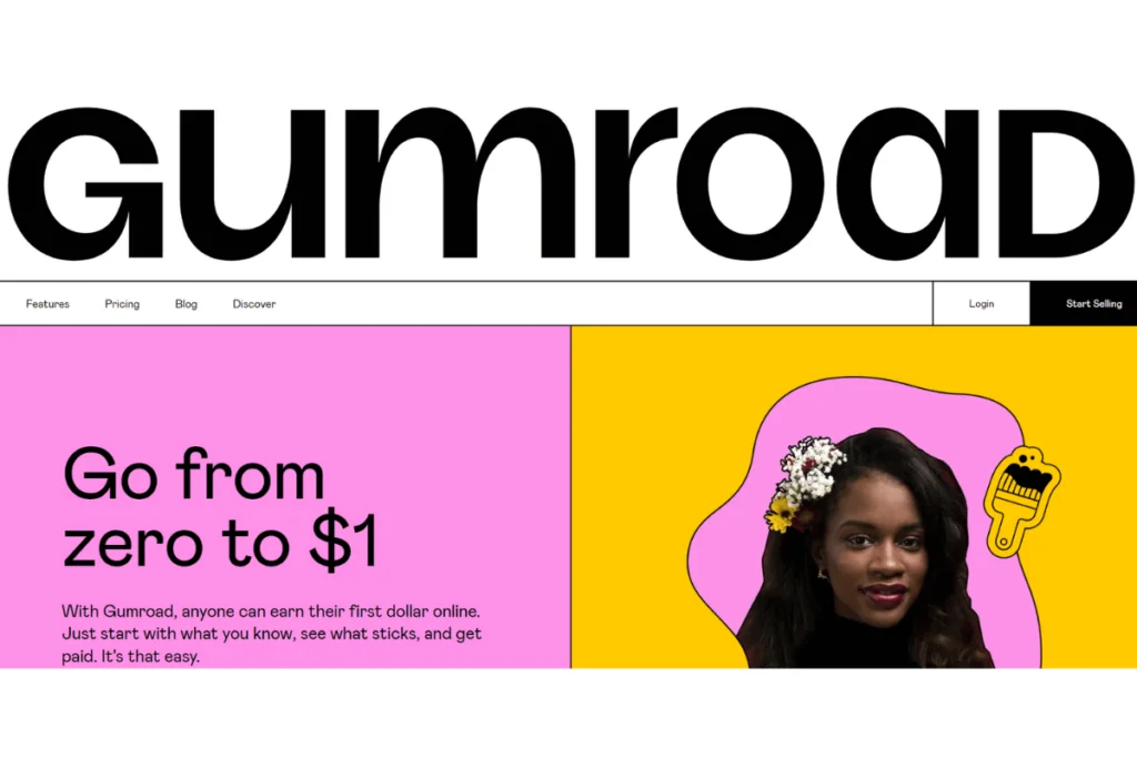Gumroad Homepage