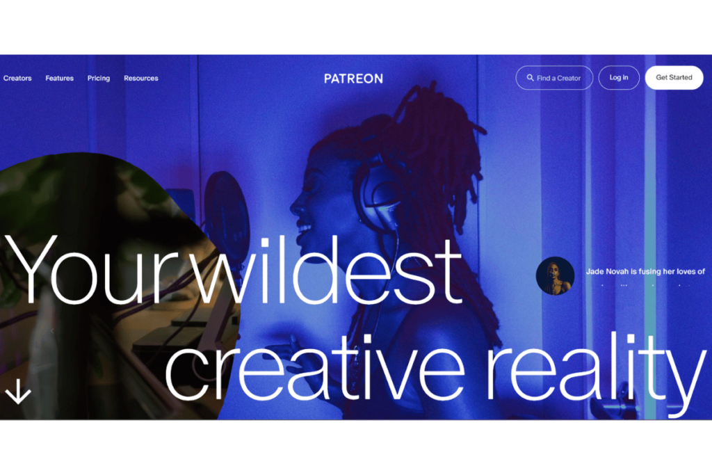 Patreon Homepage