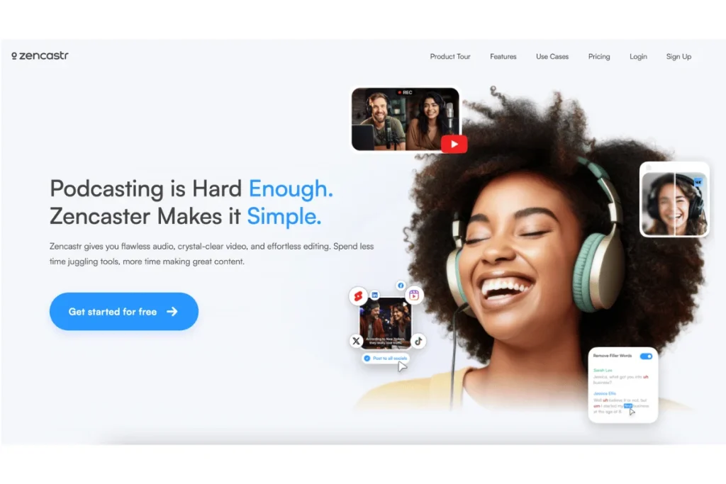 Zencaster Homepage