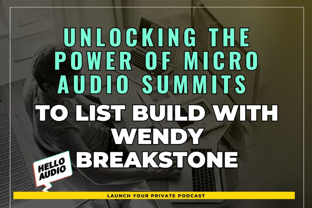 Unlocking the Power of Micro Audio Summits to List Build with Wendy Breakstone