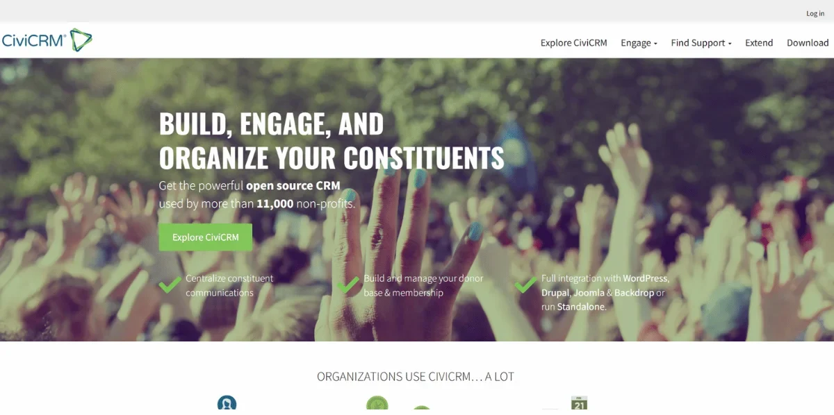 CiviCRM Homepage