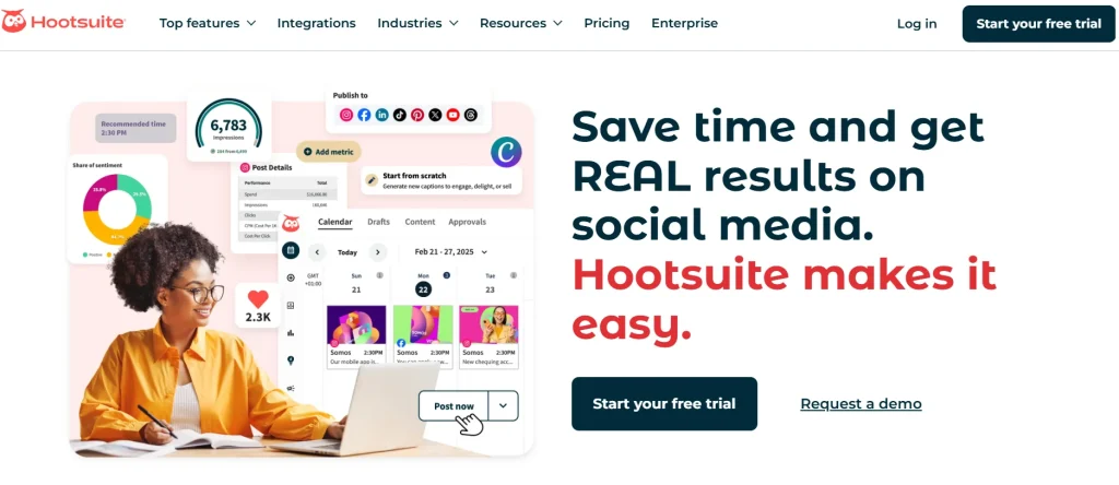 Hootsuite Homepage