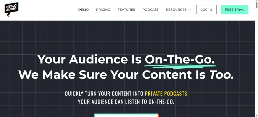 Hello Audio Homepage