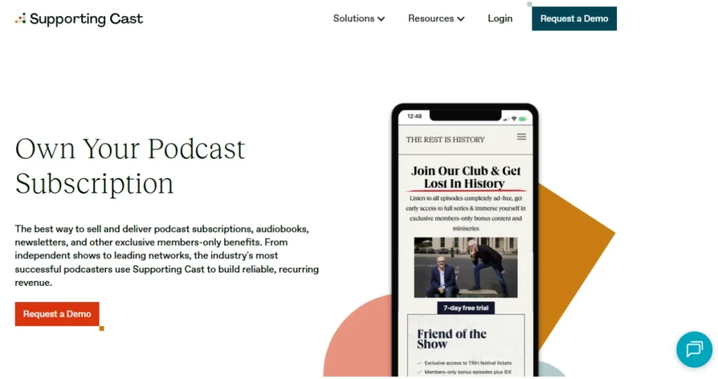 Supporting Cast Homepage